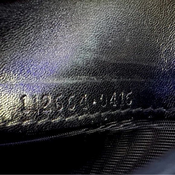 Gucci Bifold Wallet Authentic Gucci Black GG Embossed Leather Bifold Wallet EUC - Picture 11 of 12